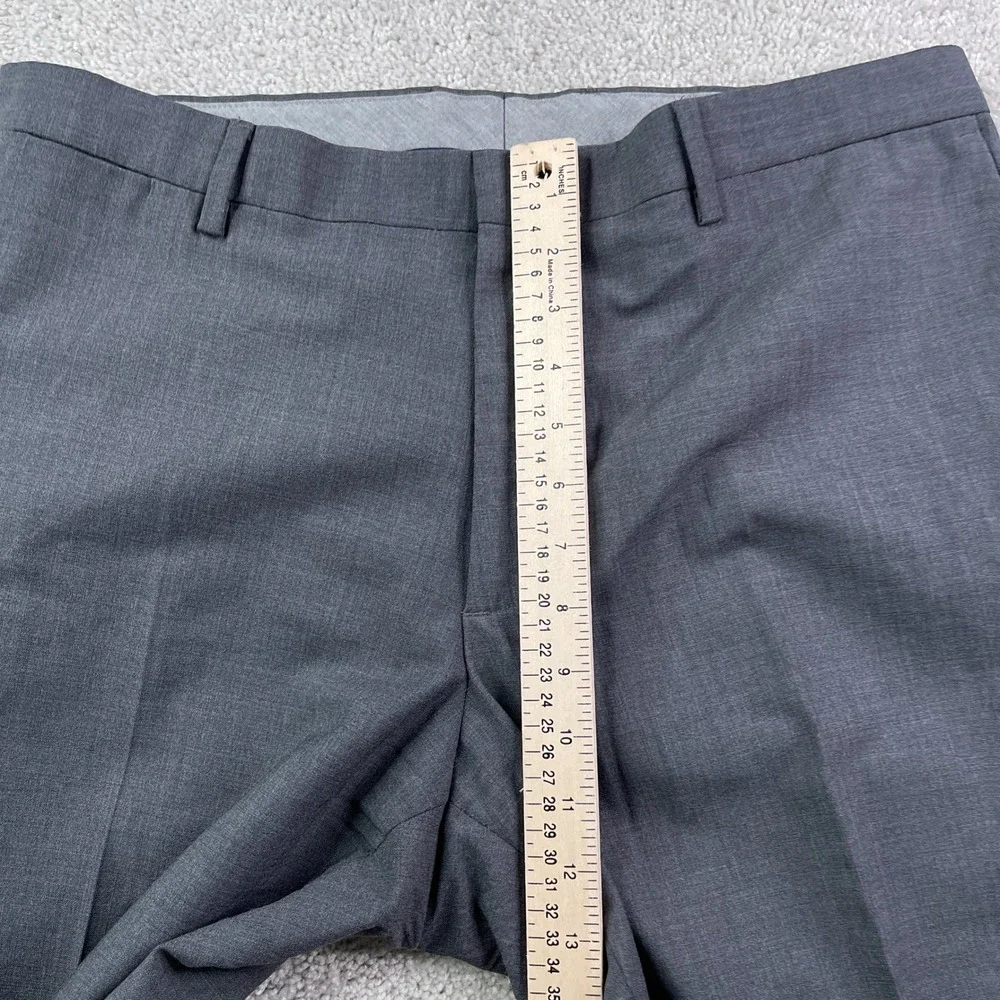 Banana Republic Pants Mens 34x30 Grey Classic Fit Stretch Wool Business Trousers